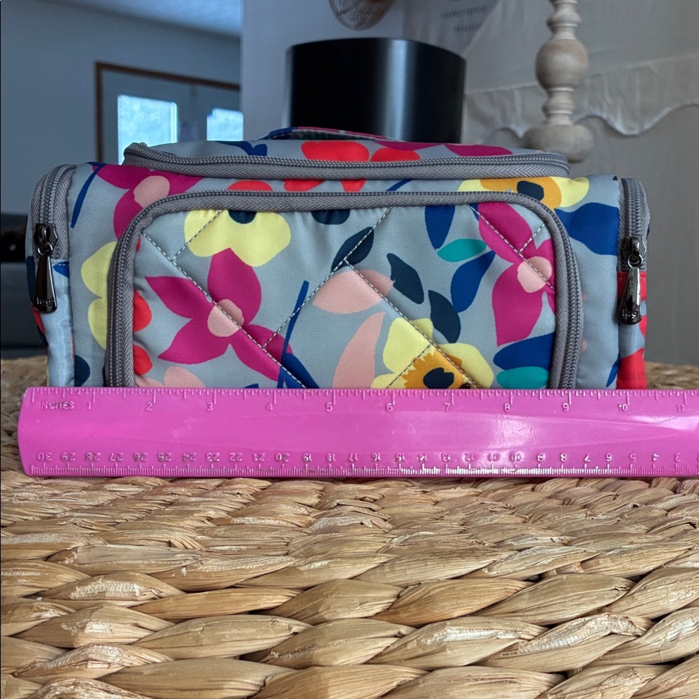 Lug Floral Cosmetic Bag - Multicolor